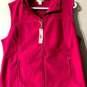 Fleece womens vest.